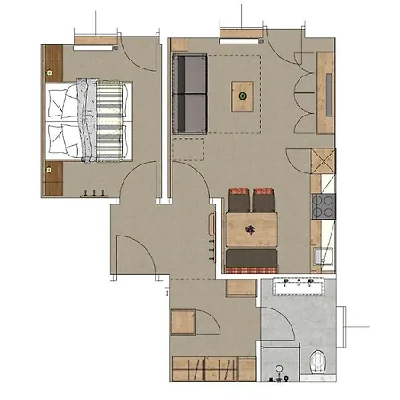 & Garni Alpenrose Apartment *